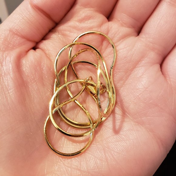 14k Gold Vintage Snake Chain - Picture 8 of 9